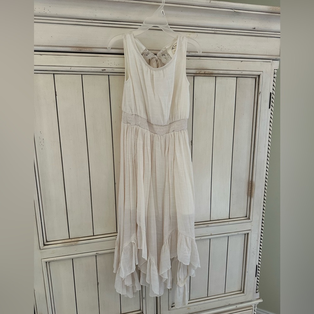 Joyfolie Gemma boho maxi dress cream